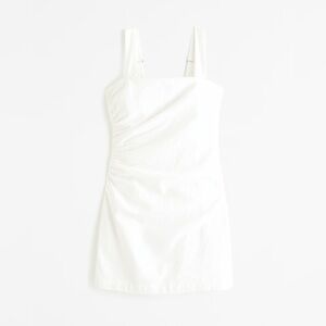 Abercrombie and Fitch Cotton Blend Cross Elastic Mini Dress Womens Medium